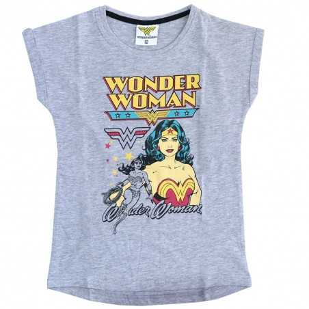 Wonder Woman κοντομάνικο Μπλουζάκι Για Κορίτσια (WW 52 02 016Grey) Wonder Woman κοντομάνικο Μπλουζάκι Για Κορίτσια (WW 52 02 016Grey)