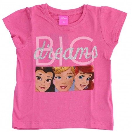 Disney Princess Κοντομάνικο Μπλουζάκι Για Κορίτσια (DIS P 52 02 8646PINK) - Κοντομάνικα μπλουζάκια