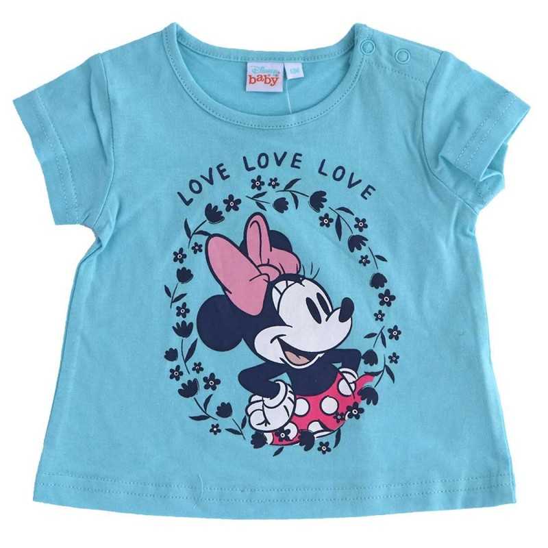 Disney Baby Minnie Mouse "Love" Βρεφικό Κοντομάνικο Μπλουζάκι – 100% Βαμβακερό (ET0147Sky) Disney Baby Minnie Mouse "Love" Βρεφικό Κοντομάνικο Μπλουζάκι – 100% Βαμβακερό (ET0147Sky)