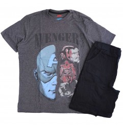 Marvel Avengers Ανδρική Καλοκαιρινή Πιτζάμα (AV 53 04 331GREY) - Ανδρικές Πιτζάμες