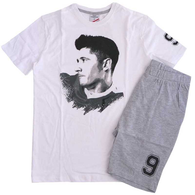 R. Lewandowski Ανδρική Καλοκαιρινή Πιτζάμα (RL 53 04 016GREY) R. Lewandowski Ανδρική Καλοκαιρινή Πιτζάμα (RL 53 04 016GREY)