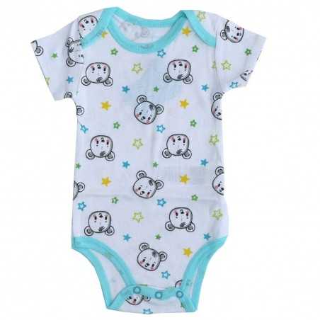 Βρεφικό Κοντομάνικο Ζιπουνάκι Mini Mome "Little Bears & Stars" - 100% Βαμβακερό (51 01 3138B) - Κατηγορίες