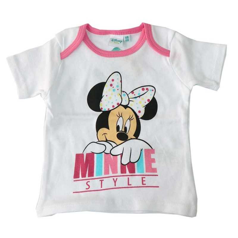 Disney Baby Minnie Mouse Βρεφικό Κοντομάνικο Μπλουζάκι "Style" - 100% Βαμβακερό (DIS MF 51 02 840A) Disney Baby Minnie Mouse Βρεφικό Κοντομάνικο Μπλουζάκι "Style" - 100% Βαμβακερό (DIS MF 51 02 840A)