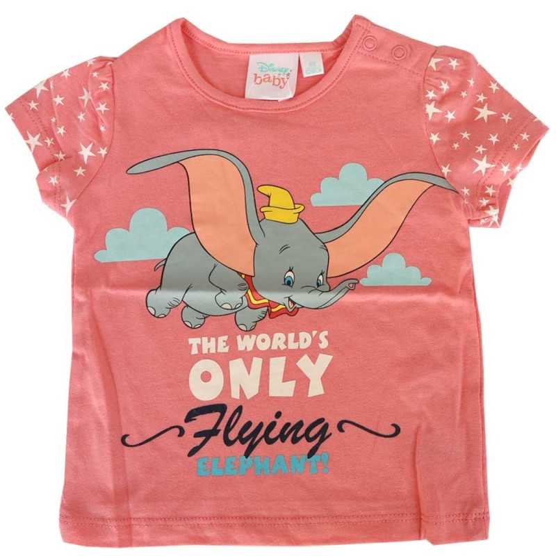 Disney Baby Dumbo Βρεφικό Κοντομάνικο Μπλουζάκι για Κορίτσια - 100% Βαμβακερό (DISD 01008Β) Disney Baby Dumbo Βρεφικό Κοντομάνικο Μπλουζάκι για Κορίτσια - 100% Βαμβακερό (DISD 01008Β)