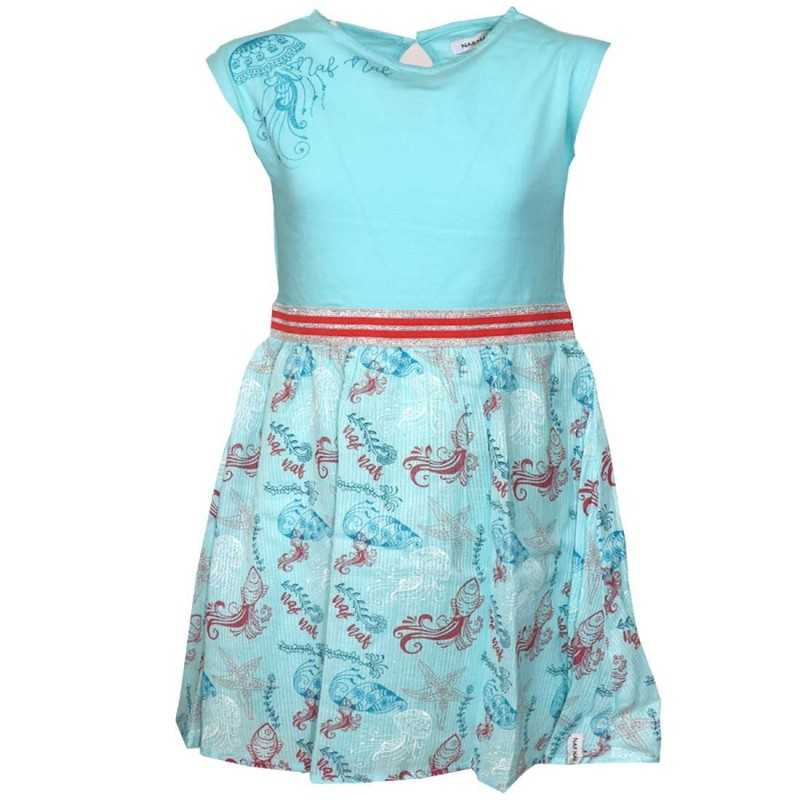 NAF NAF Παιδικό φόρεμα για κορίτσια (NNSE1027LBLUE) NAF NAF Παιδικό φόρεμα για κορίτσια (NNSE1027LBLUE)