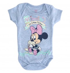 Disney Baby Minnie Mouse βρεφικό Κοντομάνικο Ζιπουνάκι (DIS MF 51 01 1315) - Κοντομάνικα ζιπουνάκια απλά