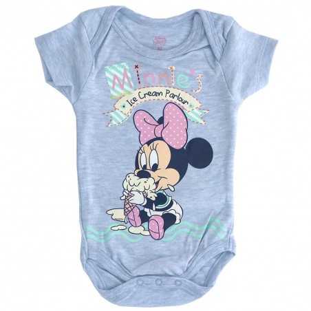 Disney Baby Βρεφικό Κοντομάνικο Ζιπουνάκι Minnie Mouse "Ice Cream Parlour" – 100% Βαμβακερό (DIS MF 51 01 1315) - Κοντομάνικα...