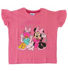 Disney Minnie Mouse Κοντομάνικο Μπλουζάκι για κορίτσια (DIS MF 52 02 8226Pink) - Κοντομάνικα μπλουζάκια