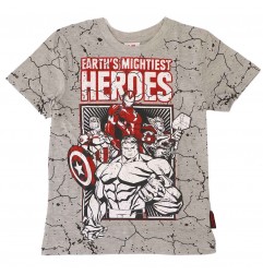 Marvel Avengers κοντομάνικο Μπλουζάκι αγόρια (AV 52 02 354 GREY) - Κοντομάνικα μπλουζάκια