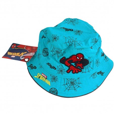 Marvel Spiderman παιδικό καλοκαιρινό Καπέλο Για αγόρια (khat98366 A SKY) - Καπέλα - Τζόκευ (καλοκαιρινά)