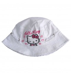 Hello Kitty Βρεφικό Καλοκαιρινό Καπέλο για κορίτσια (E11F9011 White) - Σκούφοι/ Καπέλα