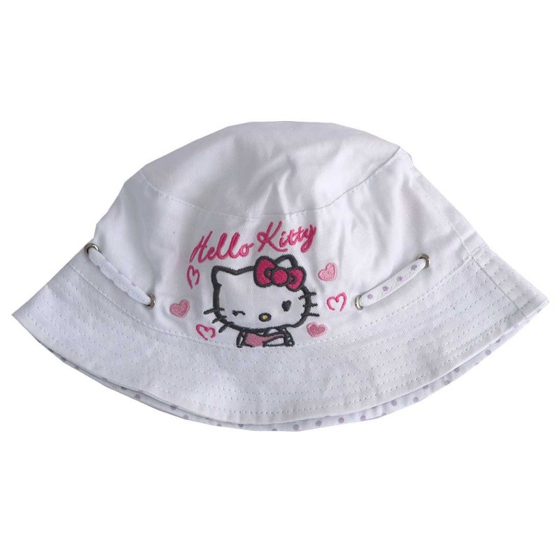 Hello Kitty Βρεφικό Καλοκαιρινό Καπέλο για κορίτσια (E11F9011 White)