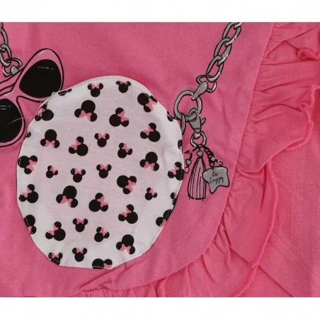 Disney Minnie Mouse Κοντομάνικο Μπλουζάκι για κορίτσια (DIS MF 52 02 8375)