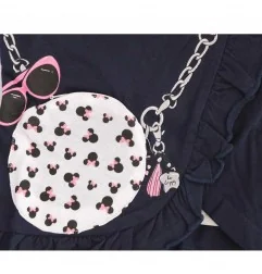Disney Minnie Mouse Κοντομάνικο Μπλουζάκι για κορίτσια (DIS MF 52 02 8375 NAVY)