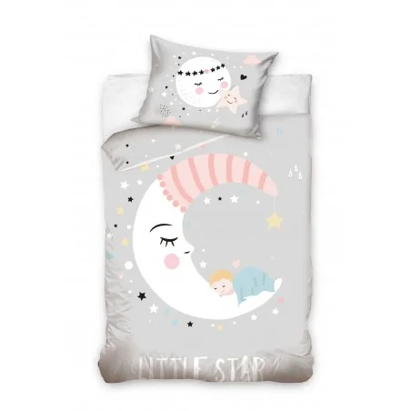 Baby Βρεφικό Σετ Κούνιας Baby Moon (100x135εκ. + 40χ60εκ) baby201017 sim - Βρεφικά Σεντόνια/Παπλωματοθήκες