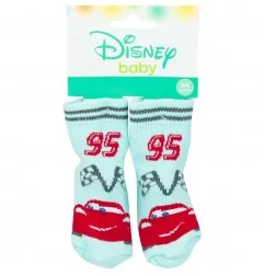Disney Baby Cars Βρεφικές Κάλτσες – Σχέδιο Lightning McQueen "95" (Aqua/Σιέλ) (ER0678D) - Βρεφικές Κάλτσες αγόρι