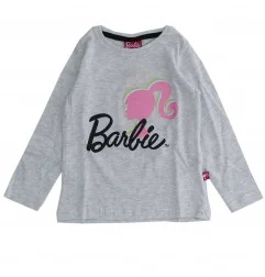 Barbie Μακρυμάνικο μπλουζάκι για κορίτσια (BAR 52 02 197 GREY) - Μπλουζάκια Μακρυμάνικα (μακό)