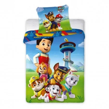 Paw Patrol Βρεφικό Σετ Κούνιας (100x135εκ. + 40χ60εκ) PP193 - Βρεφικά Σεντόνια/Παπλωματοθήκες