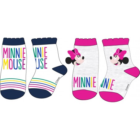Disney baby Minnie Mouse Βρεφικές Κάλτσες σετ 2 ζευγαριών (DIS MF 51 34 8582 2-PACK)