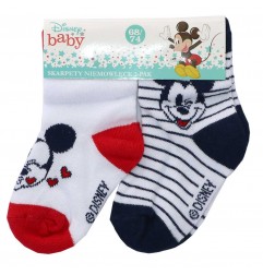 Disney baby Mickey Mouse Βρεφικές Κάλτσες σετ 2 ζευγαριών (DIS BMB 51 34 1334 2-PACK) - Βρεφικές Κάλτσες αγόρι