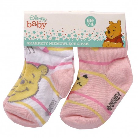 Disney Baby Winnie The Pooh Βρεφικές Κάλτσες σετ 2 ζευγαριών (DIS BP 51 34 8639 2-PACK) - Βρεφικές Κάλτσες κορίτσι