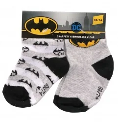 Βρεφικές Κάλτσες Batman / DC Comics "Dark Knight" - Σετ 2 Ζευγαριών (Γκρι/Κίτρινο) (BAT 51 34 350 2-PACK) - Βρεφικές Κάλτσες ...