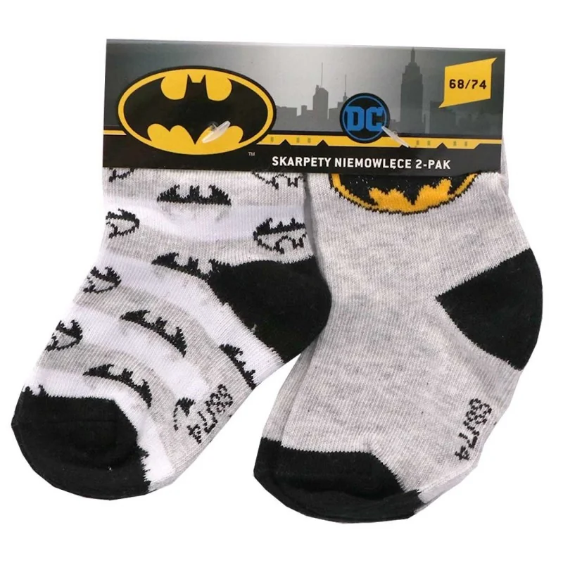 Βρεφικές Κάλτσες Batman / DC Comics "Dark Knight" - Σετ 2 Ζευγαριών (Γκρι/Κίτρινο) (BAT 51 34 350 2-PACK) Βρεφικές Κάλτσες Batman / DC Comics "Dark Knight" - Σετ 2 Ζευγαριών (Γκρι/Κίτρινο) (BAT 51 34 350 2-PACK)