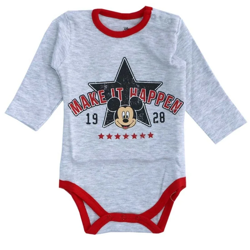Βρεφικό Ζιπουνάκι Disney Mickey Mouse "Make It Happen" – Γκρι Μελανζέ με Κόκκινες Λεπτομέρειες (DIS BMB 51 01 1255) Βρεφικό Ζιπουνάκι Disney Mickey Mouse "Make It Happen" – Γκρι Μελανζέ με Κόκκινες Λεπτομέρειες (DIS BMB 51 01 1255)