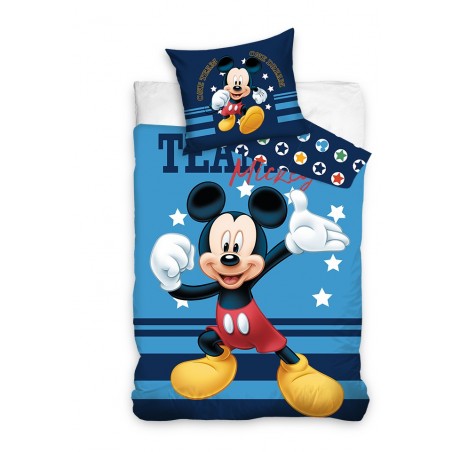 Disney Mickey Mouse Παιδικό Σετ Παπλωματοθήκη 160x200εκ. + 50x75εκ. (MCK209301) - Παιδικές Παπλωματοθήκες