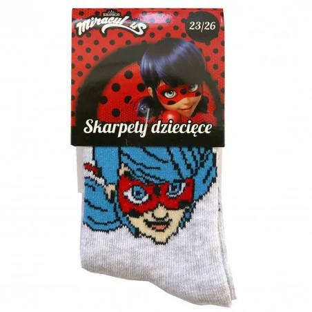 Miraculous Ladybug Παιδικές Κάλτσες Για Κορίτσια (MIR 52 34 304 GREY SINGLE) Miraculous Ladybug Παιδικές Κάλτσες Για Κορίτσια (MIR 52 34 304 GREY SINGLE)