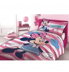 Disney Baby Minnie Mouse Βρεφικό Σετ Κούνιας (100x135εκ. + 40χ60εκ) Minnie Mouse 102 - Βρεφικά Σεντόνια/Παπλωματοθήκες