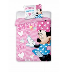 Disney Baby Minnie Mouse Βρεφικό Σετ Κούνιας (100x135εκ. + 40χ60εκ) Minnie Mouse 05 - Βρεφικά Σεντόνια/Παπλωματοθήκες