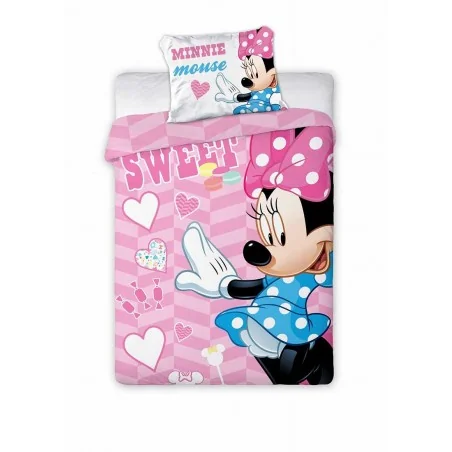 Disney Baby Minnie Mouse Βρεφικό Σετ Κούνιας (100x135εκ. + 40χ60εκ) Minnie Mouse 05 - Βρεφικά Σεντόνια/Παπλωματοθήκες