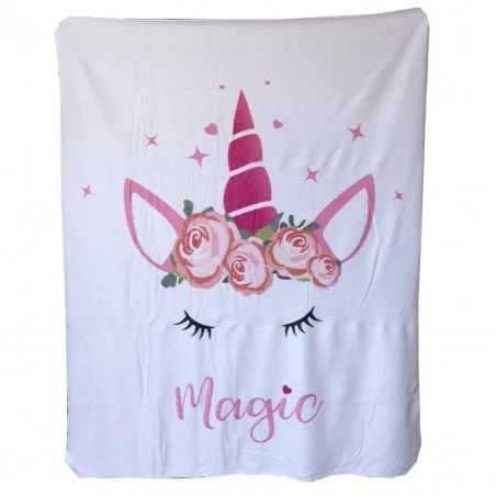 Unicorn Παιδική Κουβέρτα Καναπέ Fleece 130Χ160εκ. (AYM-362GE) - Κουβέρτες