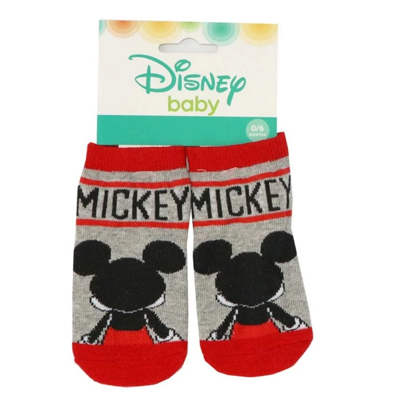 Disney Baby Mickey Mouse Βρεφικές Κάλτσες – Γκρι με Κόκκινες Λεπτομέρειες & Mickey Print (HS0673 Grey) Disney Baby Mickey Mouse Βρεφικές Κάλτσες – Γκρι με Κόκκινες Λεπτομέρειες & Mickey Print (HS0673 Grey)
