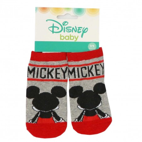 Disney Baby Mickey Mouse Βρεφικές κάλτσες (HS0673 Grey) - Βρεφικές Κάλτσες αγόρι