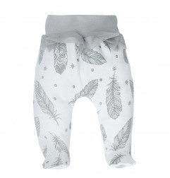 Makoma Βρεφικό Παντελόνι Με Κλειστό Ποδαράκι White Angelo (08222D) - Παντελόνια με κλειστό πόδι