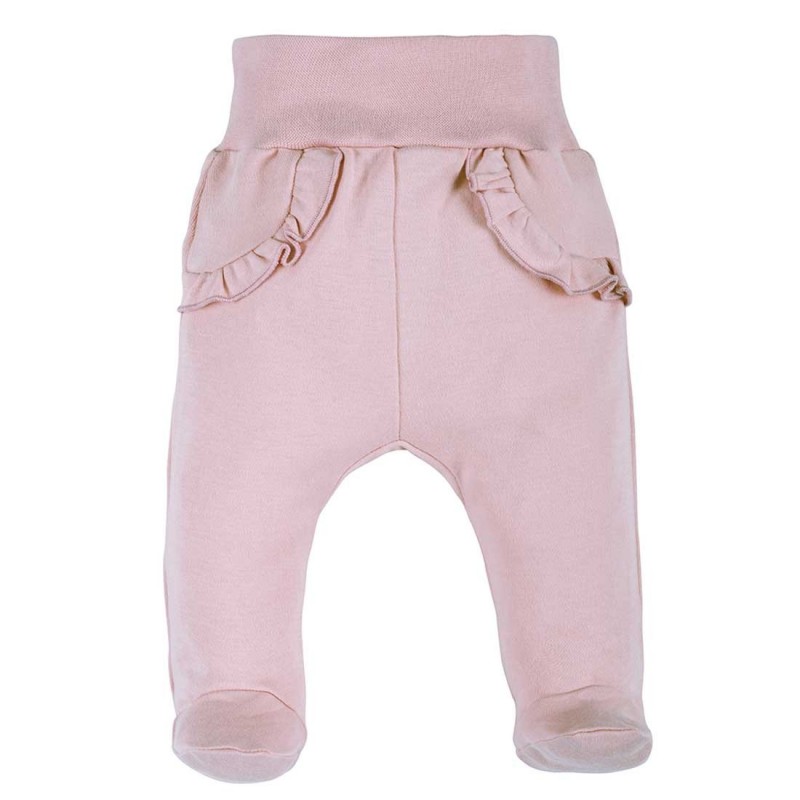 Makoma Βρεφικό Παντελόνι Με Κλειστό Ποδαράκι Rose Bonica PR (08228PR)