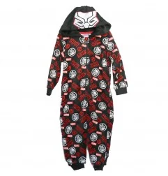 Marvel Avengers- Black Panther ολόσωμη πιτζάμα fleece coral για αγόρια (TH2157B) - Ολόσωμες Πιτζάμες
