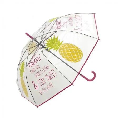 Pineapple Μεγάλη Διάφανη Ομπρέλα (ZK50022) Pineapple Μεγάλη Διάφανη Ομπρέλα (ZK50022)