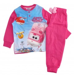 Super Wings Παιδική Βαμβακερή πιτζάμα για κορίτσια (HQ7345) - Χειμωνιάτικες / εποχιακές πιτζάμες