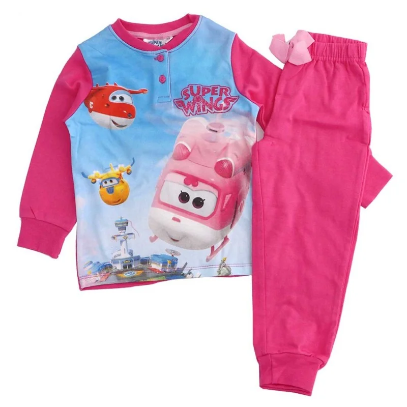 Super Wings Παιδική Βαμβακερή πιτζάμα για κορίτσια (HQ7345) Super Wings Παιδική Βαμβακερή πιτζάμα για κορίτσια (HQ7345)