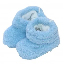 Βρεφικά Παντοφλάκια Αγκαλιάς Salomea Soft Fleece – Σιέλ (s0208) - Παπουτσάκια αγκαλιας αγόρι