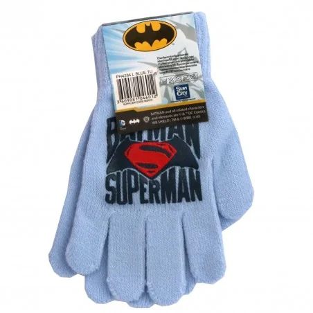 Batman v Superman γάντια για αγόρια (PH4294 Sky) - Σκούφοι-Γάντια -Κασκόλ