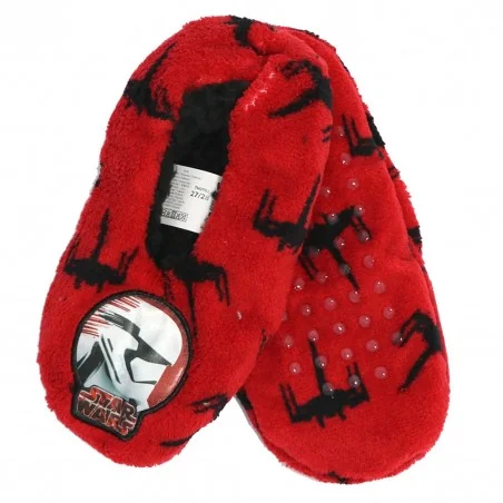 Star Wars Παιδικά παντοφλάκια αντιολισθητικά (TH0702 Red) - Παντοφλάκια Χειμωνιάτικα αγόρι