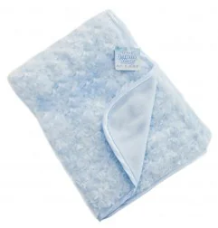 Soft Touch Βρεφική κουβέρτα BLUE ROSE MINK 75x100εκ. (FBP66B) - Βρεφικές Κουβέρτες