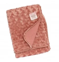 Soft Touch Βρεφική κουβέρτα Dasty Pink ROSE MINK 75x100εκ. (FBP66RO) - Βρεφικές Κουβέρτες