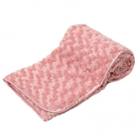 Soft Touch Βρεφική κουβέρτα Dasty Pink ROSE MINK 75x100εκ. (FBP66RO)