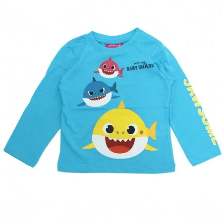 Baby Shark παιδικό μπλουζάκι για αγόρια (BS 52 02 003) - Μπλουζάκια Μακρυμάνικα (μακό)