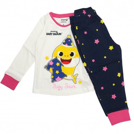 Baby Shark παιδική πιτζάμα για κορίτσια (BS 52 04 006) - Χειμωνιάτικες / εποχιακές πιτζάμες